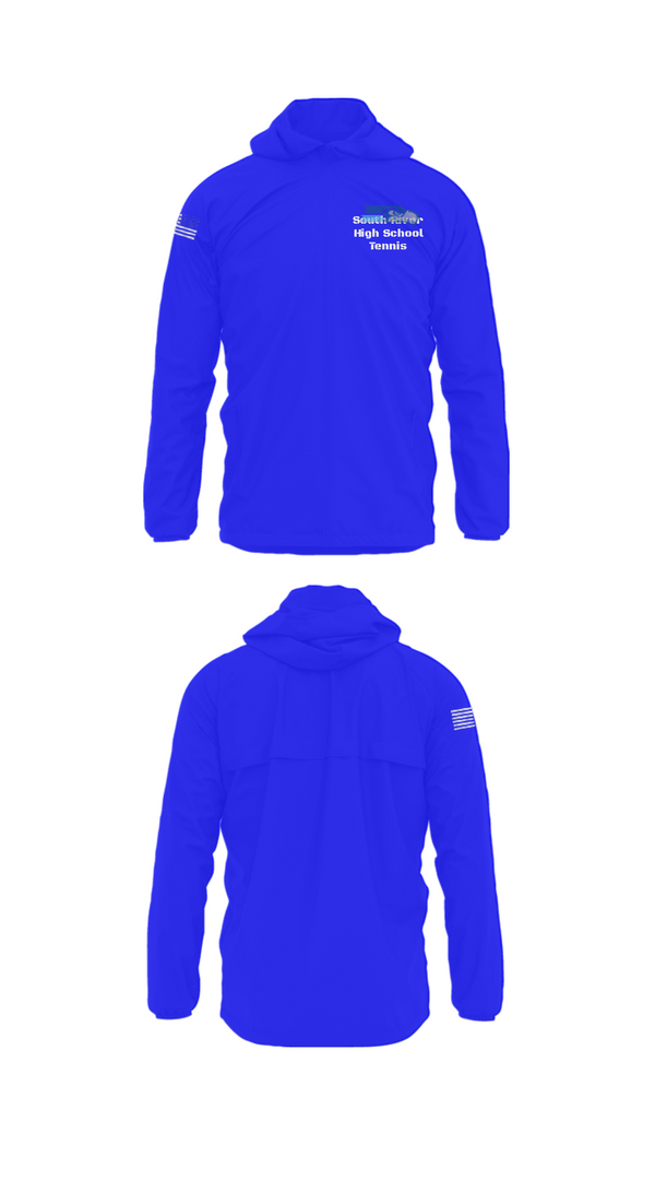 Windbreaker, South River High School Tennis, Tennis, Teamtime, Team time, sublimation, custom sports apparel, team uniforms, spirit wear, spiritwear, sports uniforms, custom shirts, team store, custom team store, fundraiser sports, apparel fundraiser