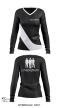 UNKNØWN 1359763 Women's Long Sleeve V-neck Shirt -1 127