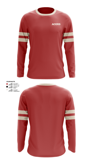 Long Sleeve Performance Shirt, Acers, , Teamtime, Team time, sublimation, custom sports apparel, team uniforms, spirit wear, spiritwear, sports uniforms, custom shirts, team store, custom team store, fundraiser sports, apparel fundraiser