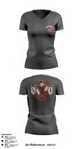 Station 51 74948008 Women's Short Sleeve V-neck Shirt - 4