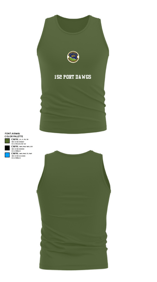 Tank Top, 152 Port Dawgs, Air Force, Teamtime, Team time, sublimation, custom sports apparel, team uniforms, spirit wear, spiritwear, sports uniforms, custom shirts, team store, custom team store, fundraiser sports, apparel fundraiser