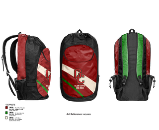 Gear Bag, Glen Cove Big Red, Track & Field, Teamtime, Team time, sublimation, custom sports apparel, team uniforms, spirit wear, spiritwear, sports uniforms, custom shirts, team store, custom team store, fundraiser sports, apparel fundraiser