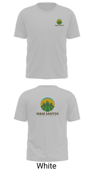 Old School Cotton Feel Shirt, M&M Santos Outdoor Services, , Teamtime, Team time, sublimation, custom sports apparel, team uniforms, spirit wear, spiritwear, sports uniforms, custom shirts, team store, custom team store, fundraiser sports, apparel fundraiser