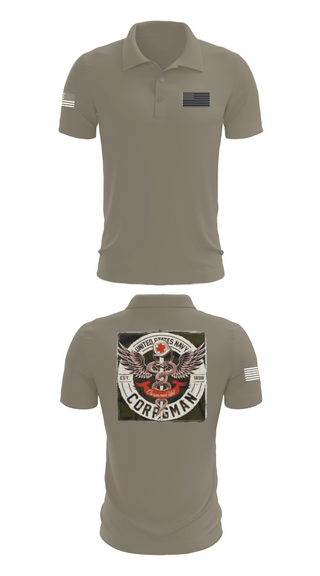 Short Sleeve Performance Polo, Hospital Corpsman, , Teamtime, Team time, sublimation, custom sports apparel, team uniforms, spirit wear, spiritwear, sports uniforms, custom shirts, team store, custom team store, fundraiser sports, apparel fundraiser