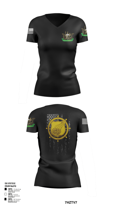 759 mp hhd 91445717 Women's Short Sleeve V-neck Shirt - 121