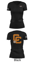 Clarke County High School Volleyball 53298744 Women's Short Sleeve V-neck Shirt - 38