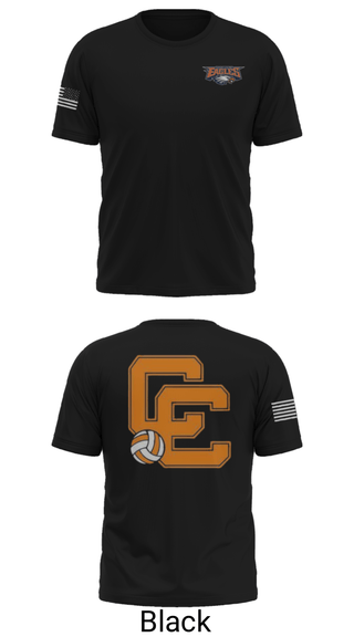 Old School Cotton Feel Shirt, Clarke County High School Volleyball, Women's Volleyball, Teamtime, Team time, sublimation, custom sports apparel, team uniforms, spirit wear, spiritwear, sports uniforms, custom shirts, team store, custom team store, fundraiser sports, apparel fundraiser