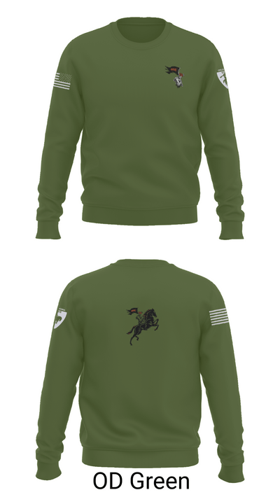 Oklahoma State University Ranger Challenge 45471102 Crew Neck Sweatshirt - 45