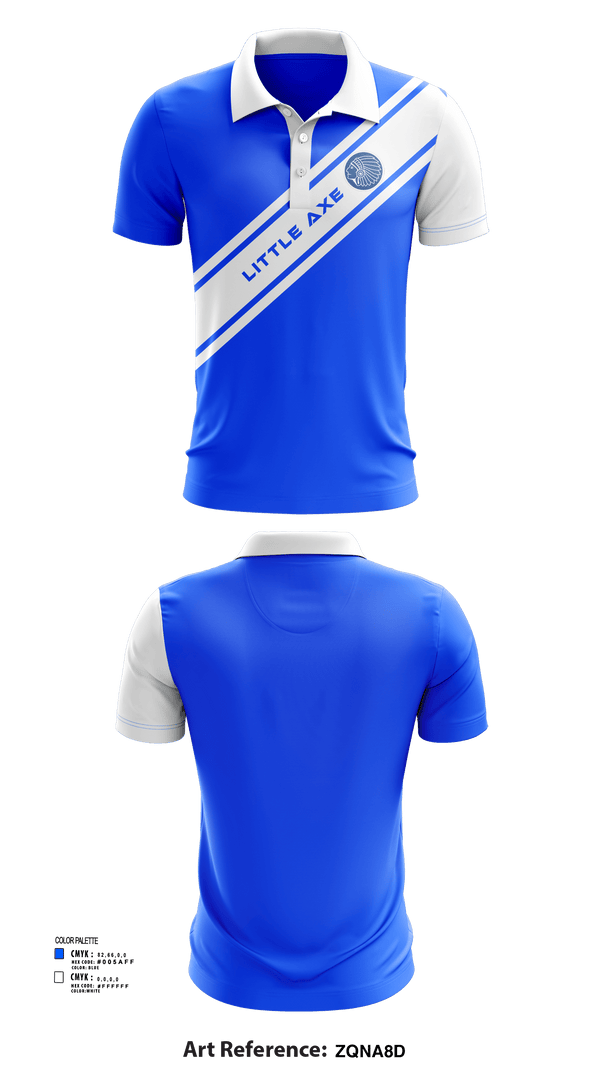 Short Sleeve Performance Polo, Little Axe Middle School Cheer, Cheer, Teamtime, Team time, sublimation, custom sports apparel, team uniforms, spirit wear, spiritwear, sports uniforms, custom shirts, team store, custom team store, fundraiser sports, apparel fundraiser