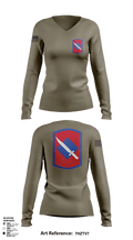 39th Infantry Brigade 34515329 Women's Long Sleeve V-neck Shirt - 127