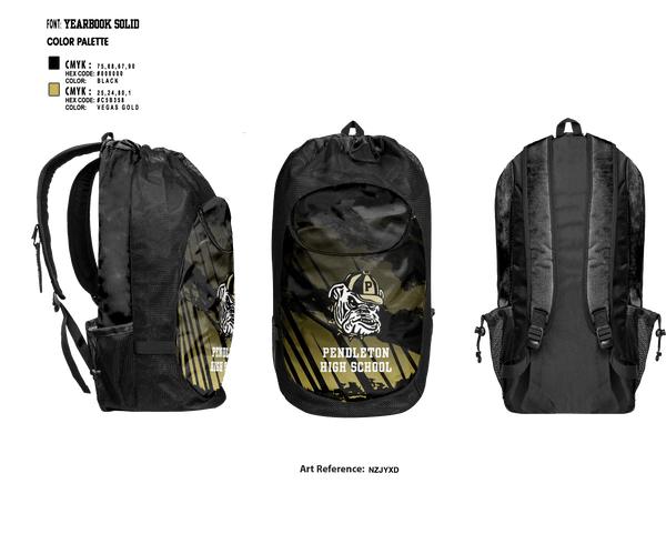 Gear Bag, Pendleton High School Wrestling, Wrestling, Teamtime, Team time, sublimation, custom sports apparel, team uniforms, spirit wear, spiritwear, sports uniforms, custom shirts, team store, custom team store, fundraiser sports, apparel fundraiser