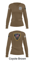 Co-op City Police Department 96634913 Women's Long Sleeve V-neck Shirt - 16
