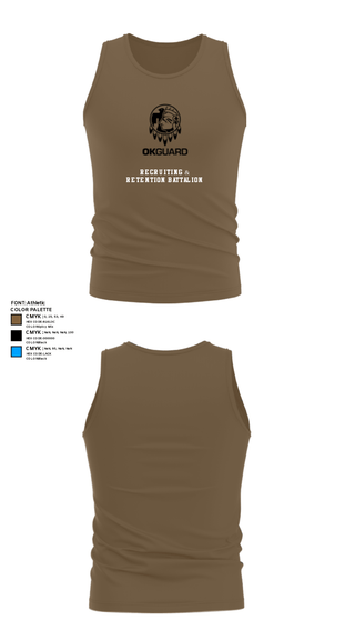 Tank Top, Recruiting & Retention Battalion, National Guard, Teamtime, Team time, sublimation, custom sports apparel, team uniforms, spirit wear, spiritwear, sports uniforms, custom shirts, team store, custom team store, fundraiser sports, apparel fundraiser