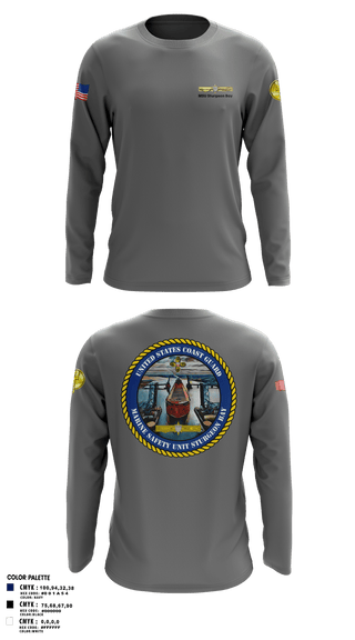 Long Sleeve Performance Shirt, MSU Sturgeon Bay, Coast Guard, Teamtime, Team time, sublimation, custom sports apparel, team uniforms, spirit wear, spiritwear, sports uniforms, custom shirts, team store, custom team store, fundraiser sports, apparel fundraiser