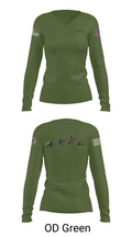 One GYm 38783624 Women's Long Sleeve V-neck Shirt - 57