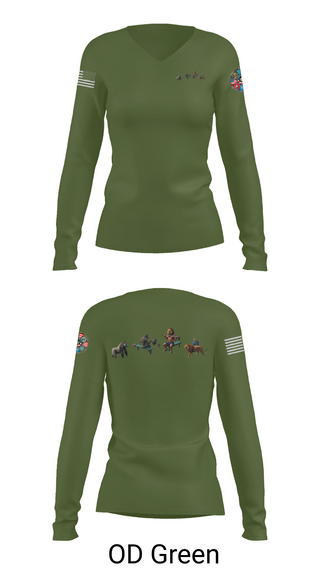 Womens Long Sleeve Vneck Shirt, One GYm, Marines, Teamtime, Team time, sublimation, custom sports apparel, team uniforms, spirit wear, spiritwear, sports uniforms, custom shirts, team store, custom team store, fundraiser sports, apparel fundraiser