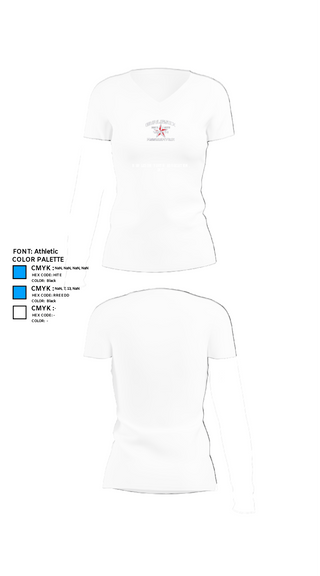 Women's Short Sleeve Vneck Shirt, Burleson Youth Association, Inc., Spirit Store, Teamtime, Team time, sublimation, custom sports apparel, team uniforms, spirit wear, spiritwear, sports uniforms, custom shirts, team store, custom team store, fundraiser sports, apparel fundraiser