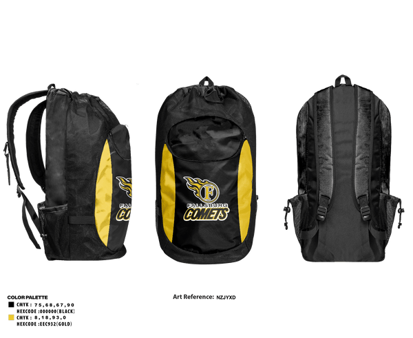 Gear Bag, Fallsburg High School Basketball, Men's Basketball, Teamtime, Team time, sublimation, custom sports apparel, team uniforms, spirit wear, spiritwear, sports uniforms, custom shirts, team store, custom team store, fundraiser sports, apparel fundraiser