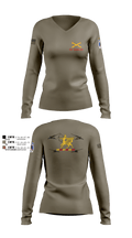 3-6 FA 74175293 Women's Long Sleeve V-neck Shirt - 8