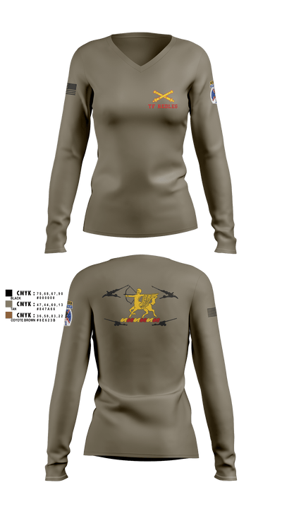 3-6 FA 74175293 Women's Long Sleeve V-neck Shirt - 8