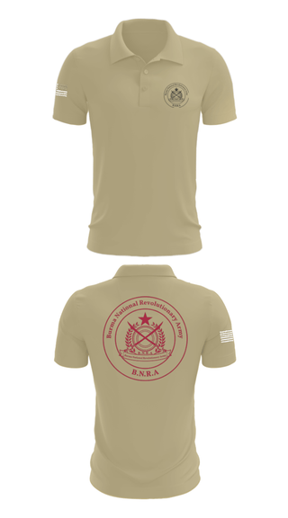 Short Sleeve Performance Polo, B.N.R.A, Army, Teamtime, Team time, sublimation, custom sports apparel, team uniforms, spirit wear, spiritwear, sports uniforms, custom shirts, team store, custom team store, fundraiser sports, apparel fundraiser