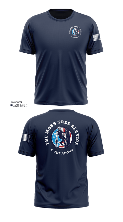 The Moss Tree Service 86074742 Old School Cotton Feel Shirt - 72