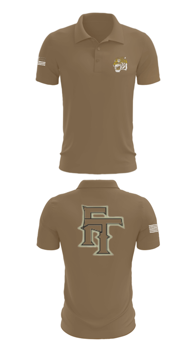 Fort Towson Junior High School Cheer 44003548 Short Sleeve Performance Polo - 3