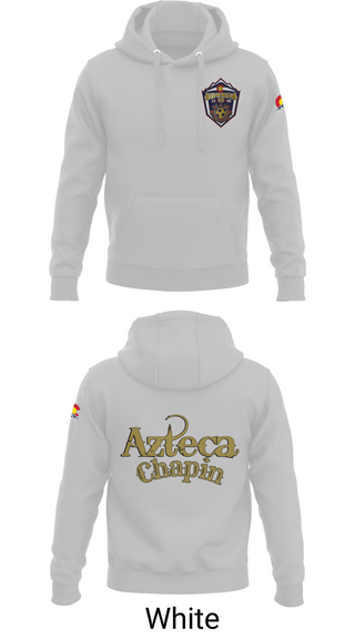 Hoodie, Azteca FC, Men's Soccer, Teamtime, Team time, sublimation, custom sports apparel, team uniforms, spirit wear, spiritwear, sports uniforms, custom shirts, team store, custom team store, fundraiser sports, apparel fundraiser