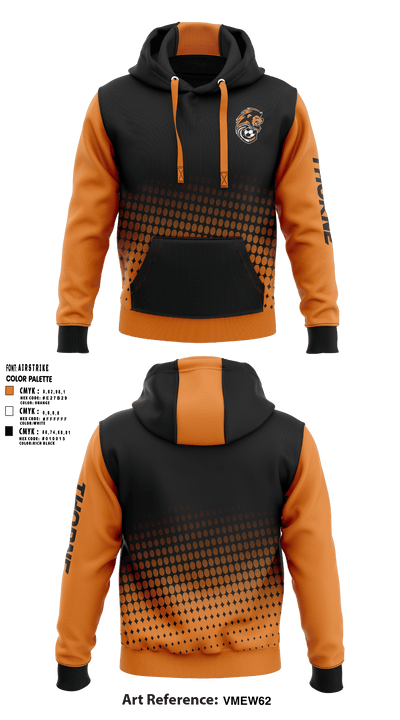 Thorne Middle School Soccer 47048624 Hoodie - 1