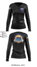 Bishop Paiute EMO/ Hazardous Fiels Reduction 49408789 Women's Long Sleeve V-neck Shirt - 6