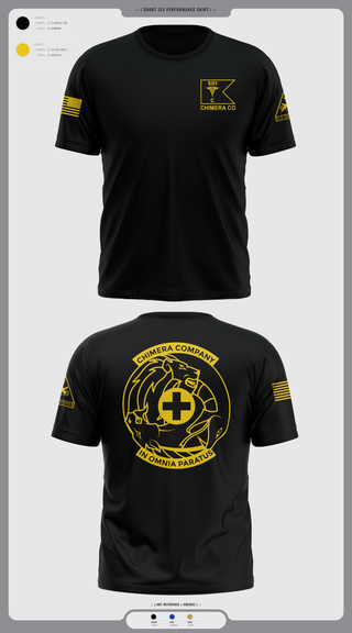Short Sleeve Performance Shirt, Chimera Company, Army, Teamtime, Team time, sublimation, custom sports apparel, team uniforms, spirit wear, spiritwear, sports uniforms, custom shirts, team store, custom team store, fundraiser sports, apparel fundraiser