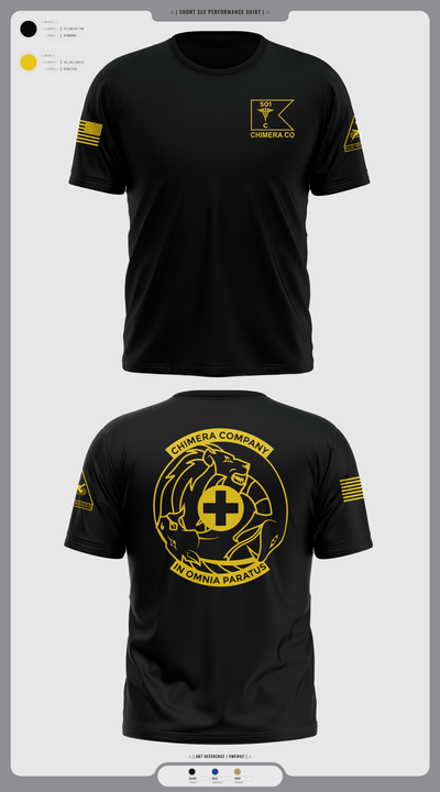 Chimera Company 18775959 Short Sleeve Performance Shirt - 116