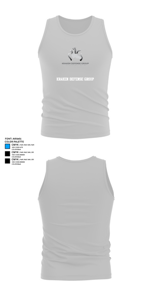 Tank Top, Kraken Defense Group, , Teamtime, Team time, sublimation, custom sports apparel, team uniforms, spirit wear, spiritwear, sports uniforms, custom shirts, team store, custom team store, fundraiser sports, apparel fundraiser