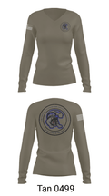 1184th DDSB 35195417 Women's Long Sleeve V-neck Shirt - 77