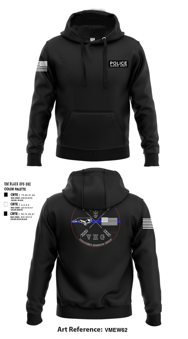 Hoodie, VHG, Police, Teamtime, Team time, sublimation, custom sports apparel, team uniforms, spirit wear, spiritwear, sports uniforms, custom shirts, team store, custom team store, fundraiser sports, apparel fundraiser