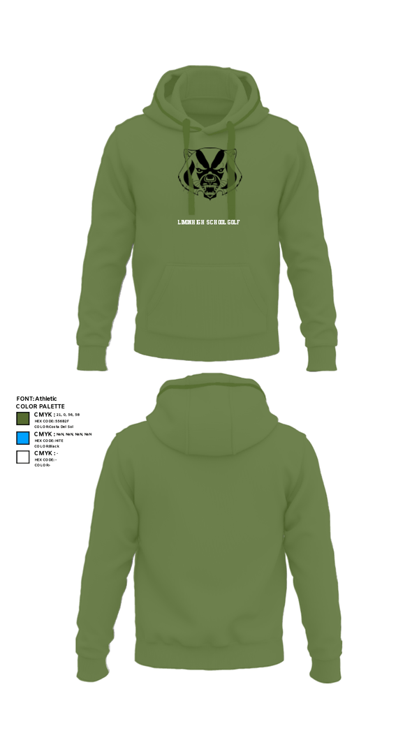 Hoodie, Limon High School Golf, Golf, Teamtime, Team time, sublimation, custom sports apparel, team uniforms, spirit wear, spiritwear, sports uniforms, custom shirts, team store, custom team store, fundraiser sports, apparel fundraiser