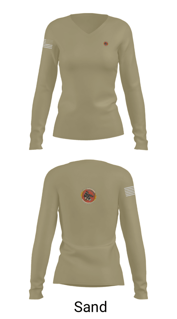 Women's Long Sleeve Vneck Shirt, Fury company, Army, Teamtime, Team time, sublimation, custom sports apparel, team uniforms, spirit wear, spiritwear, sports uniforms, custom shirts, team store, custom team store, fundraiser sports, apparel fundraiser