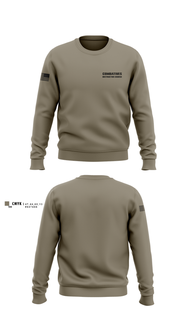 Crew Neck Sweatshirt, Combatives instructor course, Army, Teamtime, Team time, sublimation, custom sports apparel, team uniforms, spirit wear, spiritwear, sports uniforms, custom shirts, team store, custom team store, fundraiser sports, apparel fundraiser