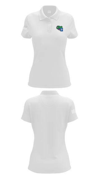 Women's Short Sleeve Performance Polo, James N Gamble Montessori Junior High School Volleyball, Women's Volleyball, Teamtime, Team time, sublimation, custom sports apparel, team uniforms, spirit wear, spiritwear, sports uniforms, custom shirts, team store, custom team store, fundraiser sports, apparel fundraiser