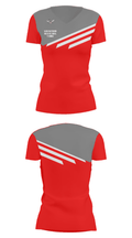 Sam Rayburn High School Tennis 5088287 Women's Short Sleeve V-neck Shirt - 33