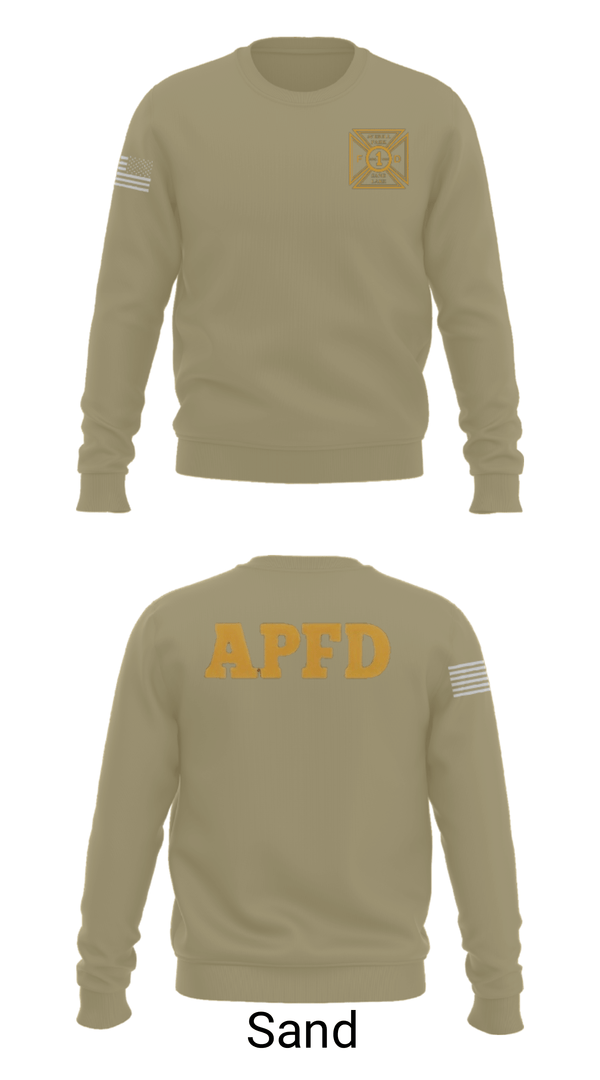 Crew Neck Sweatshirt, APSLFD, Fire Department, Teamtime, Team time, sublimation, custom sports apparel, team uniforms, spirit wear, spiritwear, sports uniforms, custom shirts, team store, custom team store, fundraiser sports, apparel fundraiser