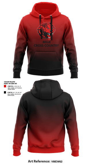 Hoodie, Belle High School Cross Country, Cross Country, Teamtime, Team time, sublimation, custom sports apparel, team uniforms, spirit wear, spiritwear, sports uniforms, custom shirts, team store, custom team store, fundraiser sports, apparel fundraiser