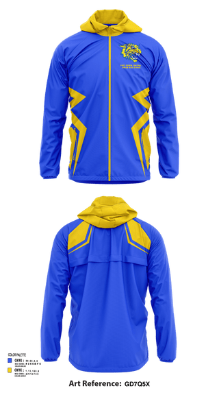 Windbreaker, East Peoria Central Junior High School, Spirit Store, Teamtime, Team time, sublimation, custom sports apparel, team uniforms, spirit wear, spiritwear, sports uniforms, custom shirts, team store, custom team store, fundraiser sports, apparel fundraiser