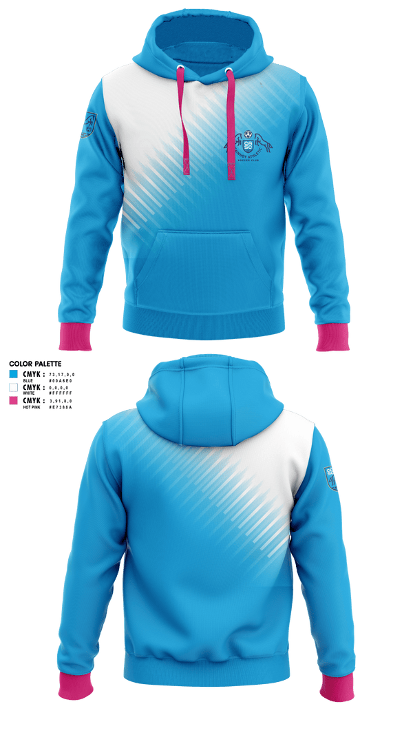 Hoodie, Cainhoy Athletic Breakers 09, Women's Soccer, Teamtime, Team time, sublimation, custom sports apparel, team uniforms, spirit wear, spiritwear, sports uniforms, custom shirts, team store, custom team store, fundraiser sports, apparel fundraiser