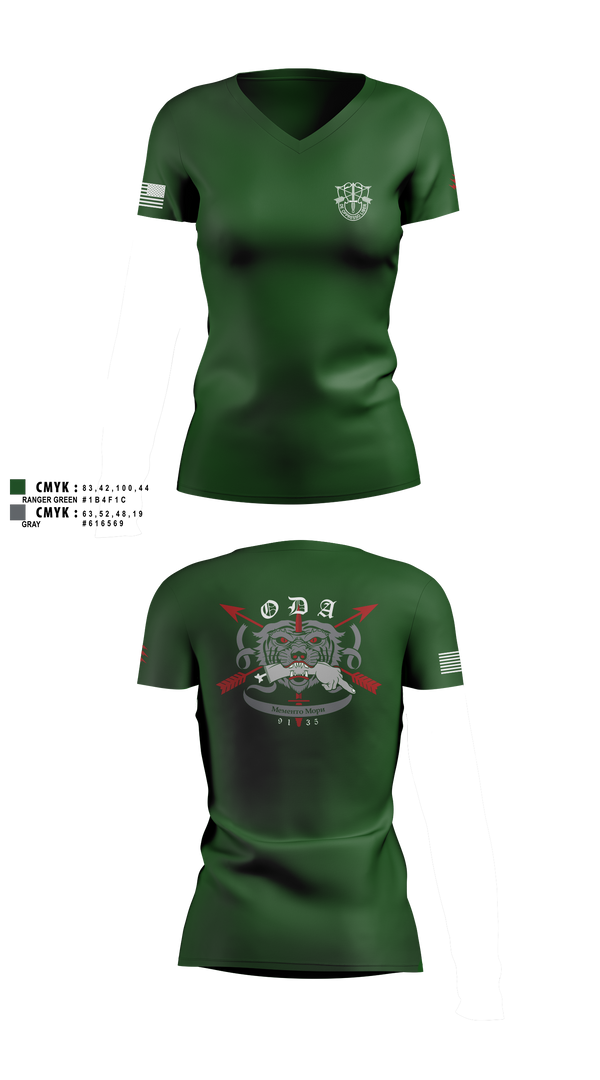 Womens Short Sleeve Vneck Shirt, 9135, National Guard, Teamtime, Team time, sublimation, custom sports apparel, team uniforms, spirit wear, spiritwear, sports uniforms, custom shirts, team store, custom team store, fundraiser sports, apparel fundraiser