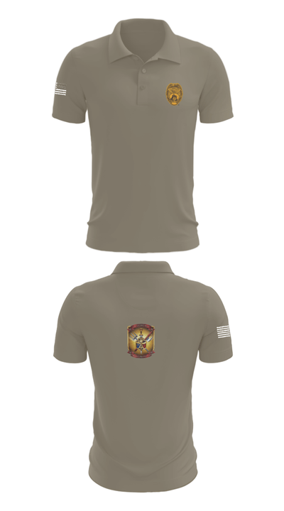 4th Law Enforcement Battalion Bravo Company 77737735 Short Sleeve Performance Polo - 67