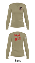 21st AMU 5909710 Women's Long Sleeve V-neck Shirt - 97