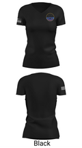 USS ALBANY SSN-753 81677877 Women's Short Sleeve V-neck Shirt - 27