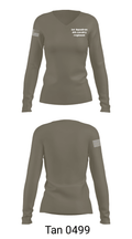 1st Squadron 4th cavalry regiment 84210229 Women's Long Sleeve V-neck Shirt - 77