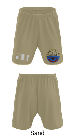 Athletic Shorts With Pockets, USS ALBANY SSN-753, , Teamtime, Team time, sublimation, custom sports apparel, team uniforms, spirit wear, spiritwear, sports uniforms, custom shirts, team store, custom team store, fundraiser sports, apparel fundraiser